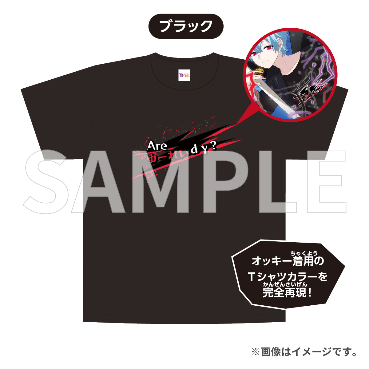 Tシャツ：Areゆーれいdy？（黒）