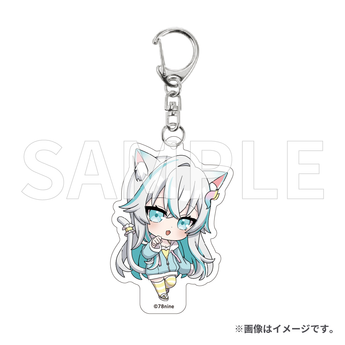 ミニキャラアクリルキーホルダー